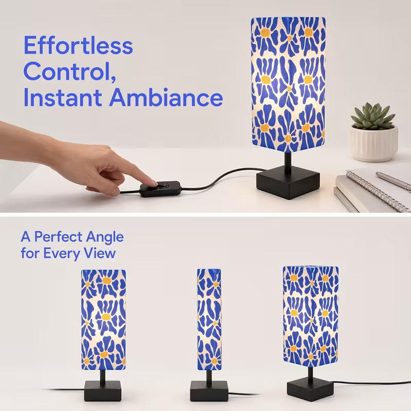 Lampu Meja Modern Berwarna-war - Home Textiles Usa ulasan dan harga