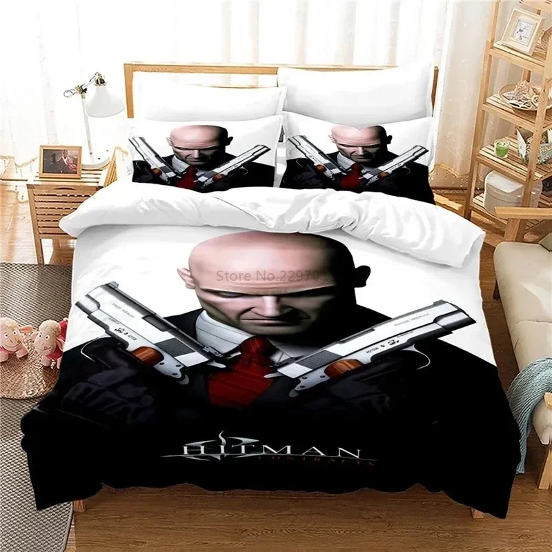 Set Sprei 3D Hitman Killer, Se - Home Textiles Sale ulasan dan harga