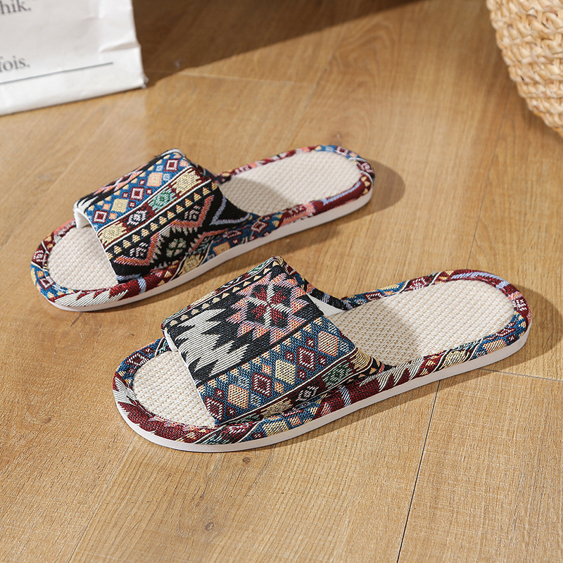 Sandal Linen Alami untuk Wanit - Home Textile ulasan dan harga